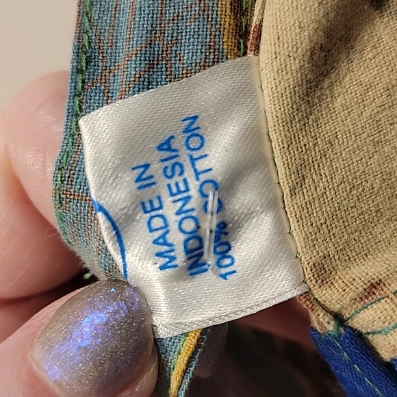 Multicolor patchwork wrap skirt - Picture 7 of 8